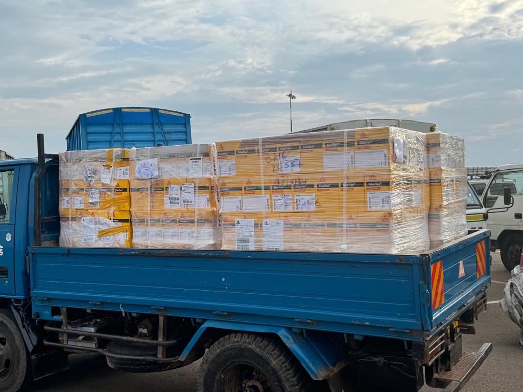 BKI procurement and logistics — Sikaflex cargo delivery